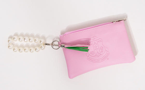 AKA Pink Wristlet